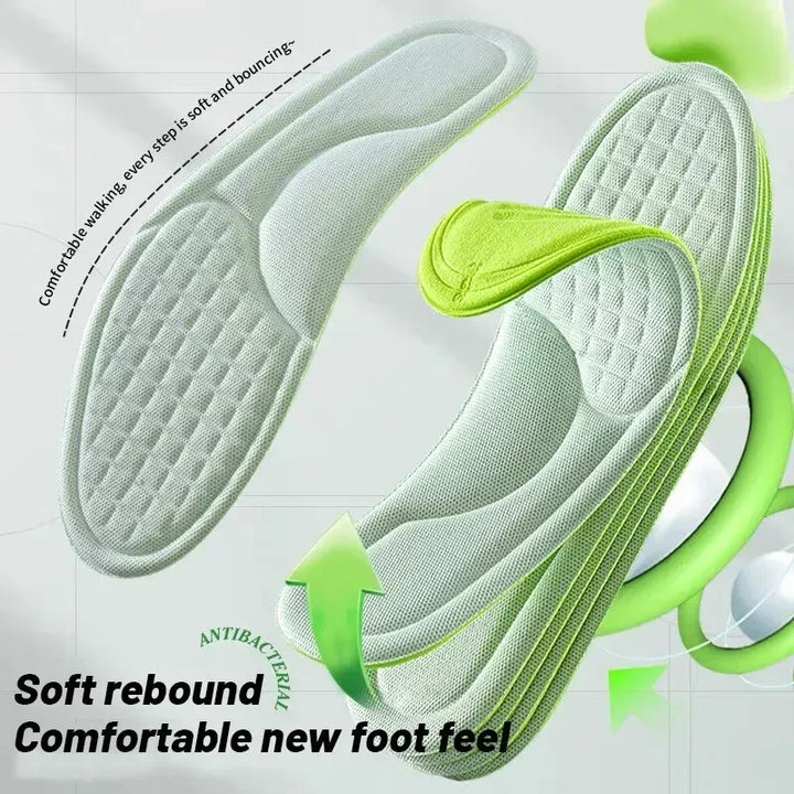 Breathable Deodorizing Shoe Insoles (10-Pack)