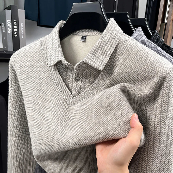 Men's Two-piece Thickened Shirt