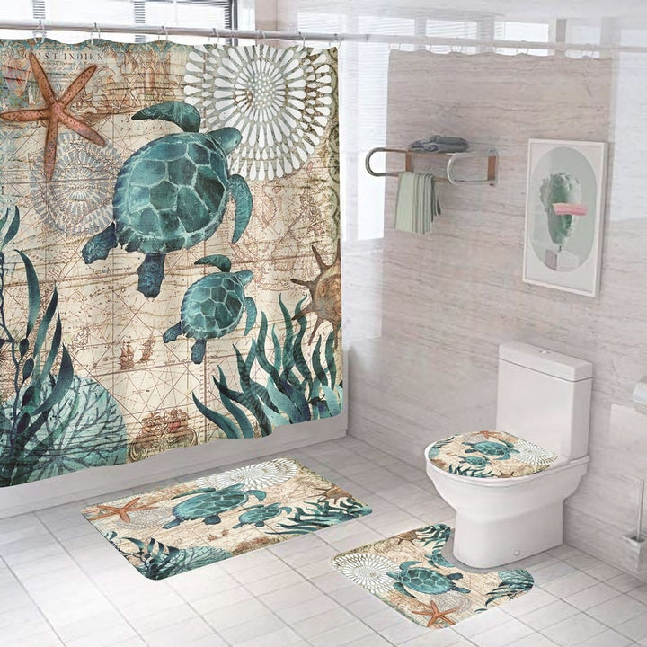 Sea Turtle Shower Curtain