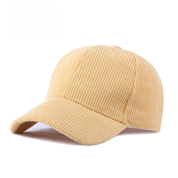 Nylora Corduroy Baseball Cap - Unisex Adjustable Snapback