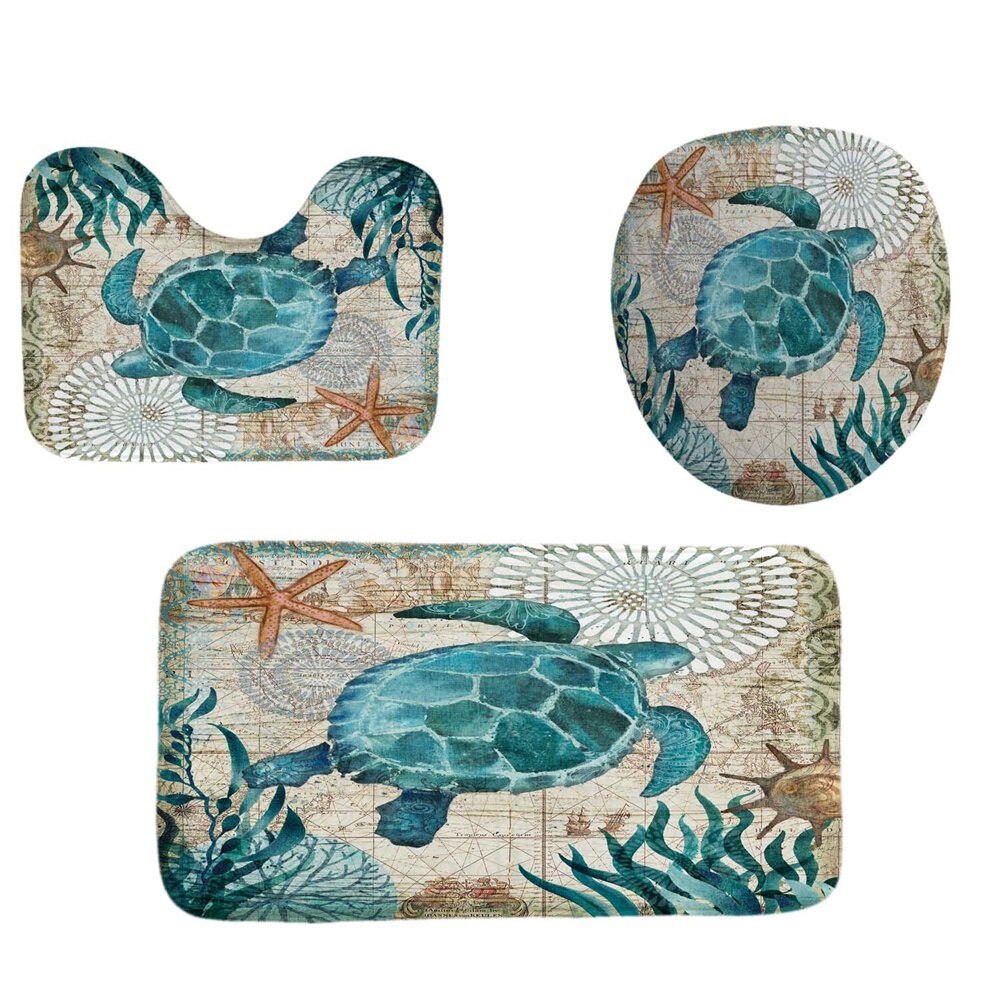 Sea Turtle Shower Curtain