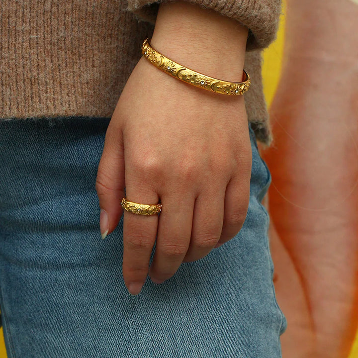 Elegant Gold Bangles