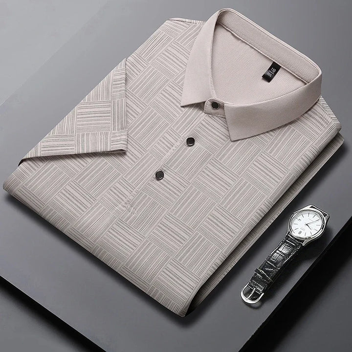 Veridon Men's Business Casual Polo Shirt - Short Sleeve