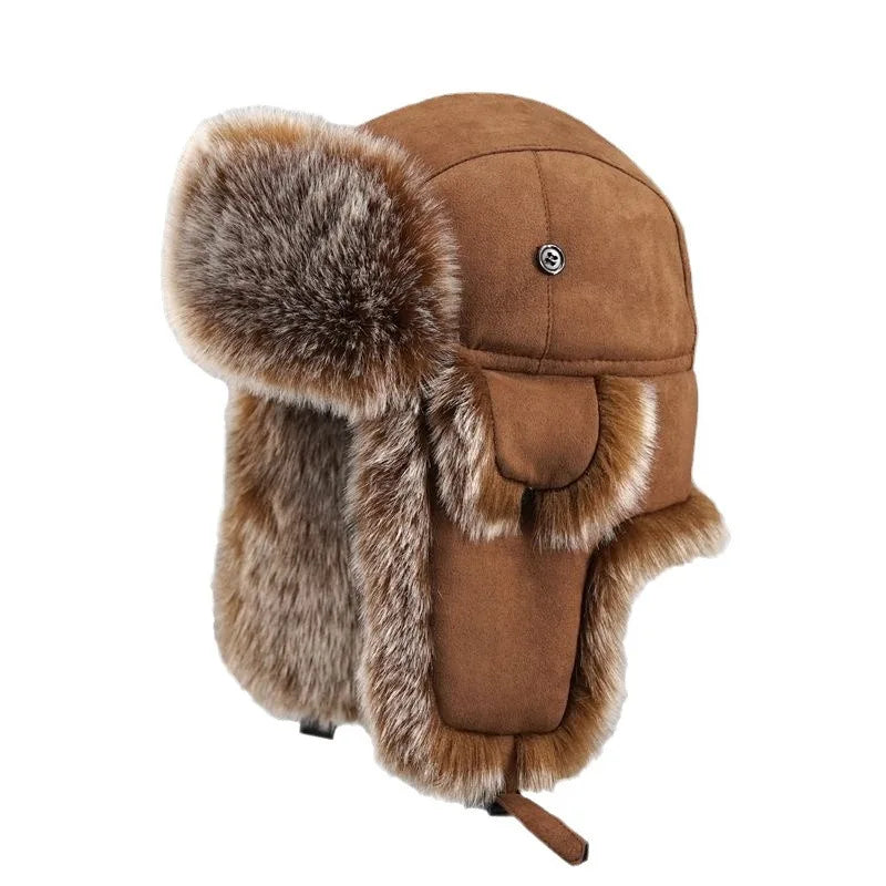 Unisex Faux Fur Ushanka Winter Earflap Hat