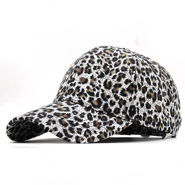 Lorena Leopard Cap