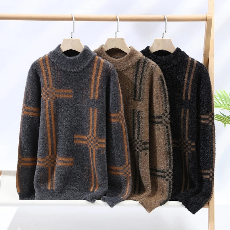 Timeless Geometric Knit Sweater