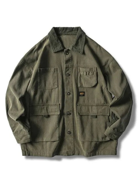 Army Green Cargo Jacket