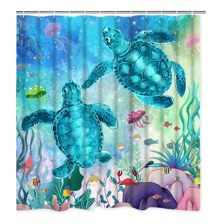 Sea Turtle Shower Curtain