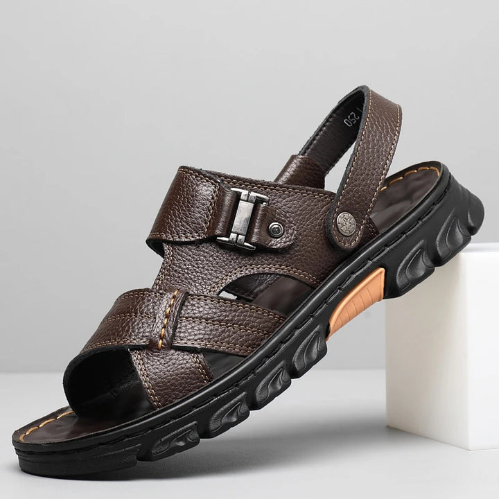 Rugged Leather Sandals