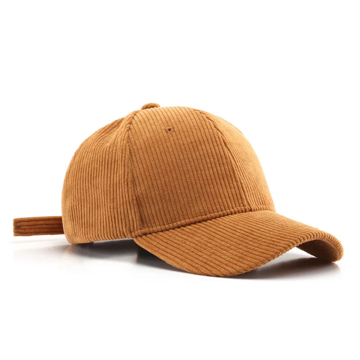 Nylora Corduroy Baseball Cap - Unisex Adjustable Snapback