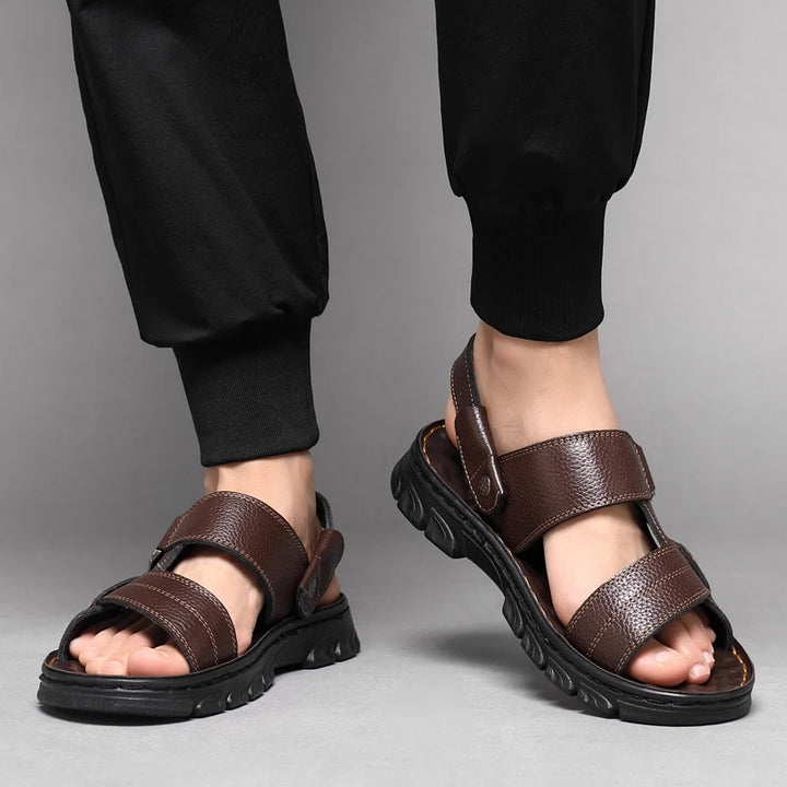 Rugged Leather Sandals