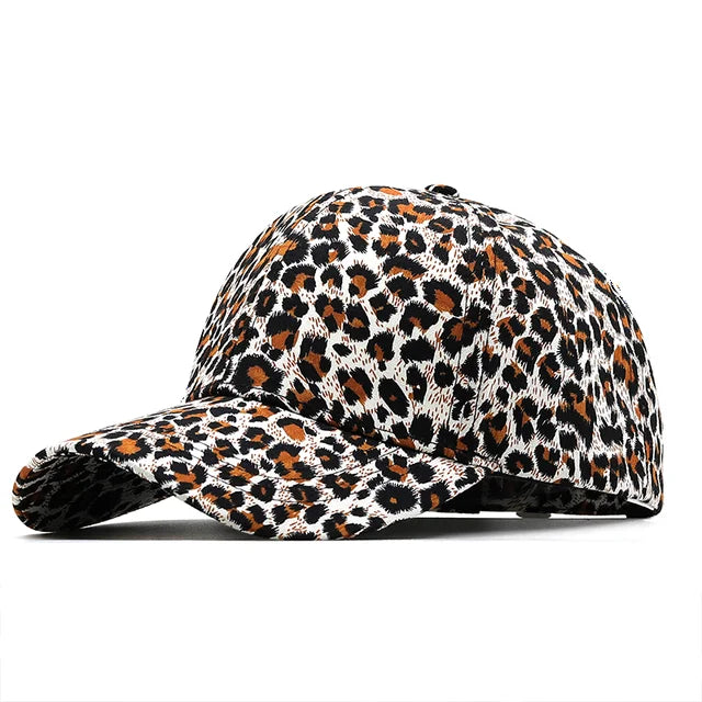 Lorena Leopard Cap