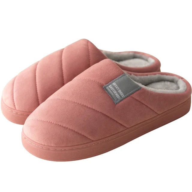 Plush Cotton Indoor Slippers