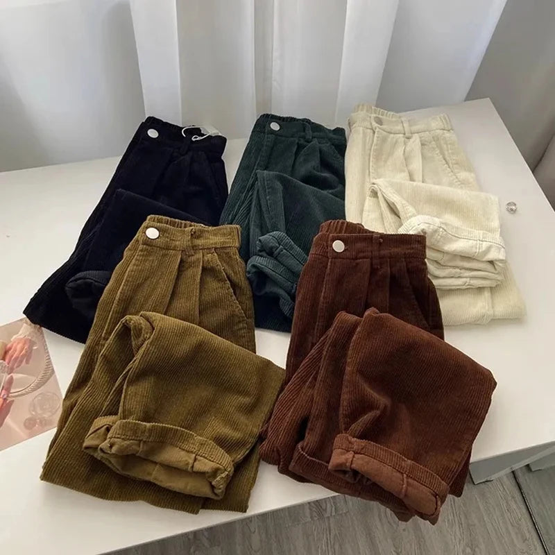 Corduroy Pants Set