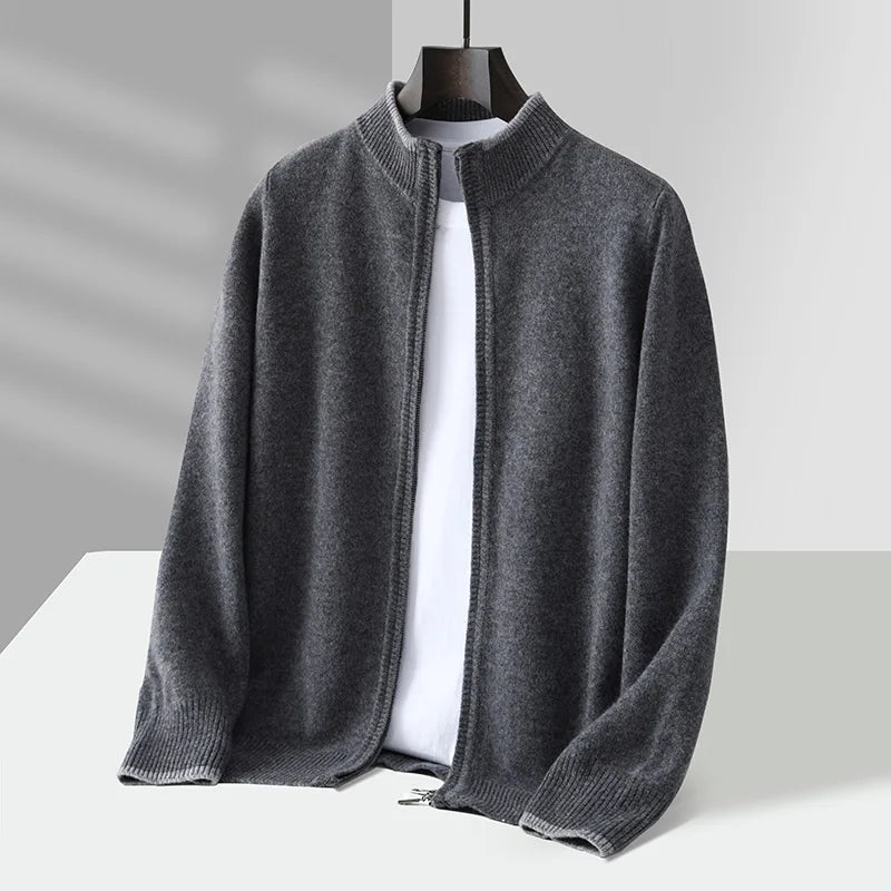 Highland Merino Zip Cardigan