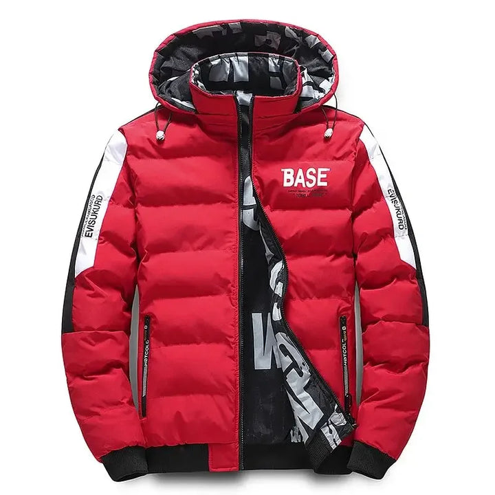 Bold Puffer Jacket with Hood