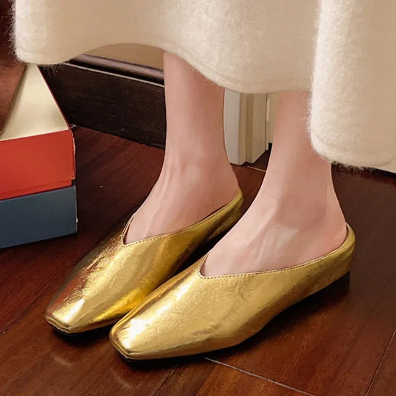 Chiara Leather Flats