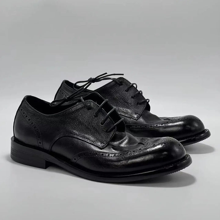 Vintage Cowhide Derby Shoes