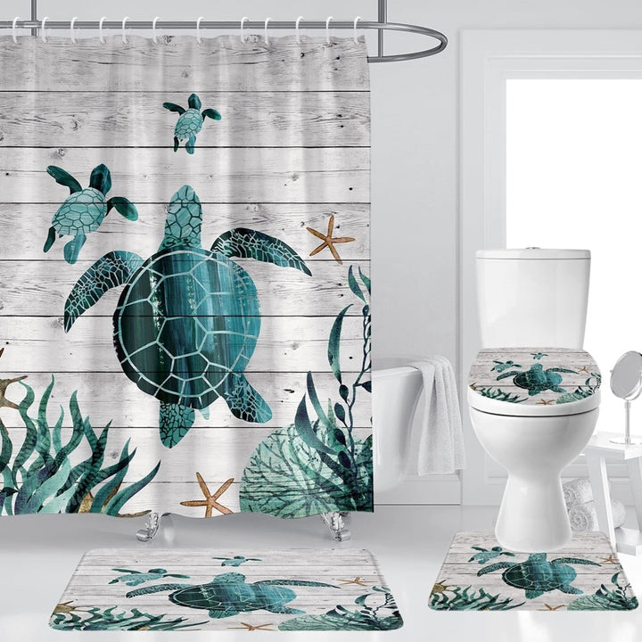 Sea Turtle Shower Curtain