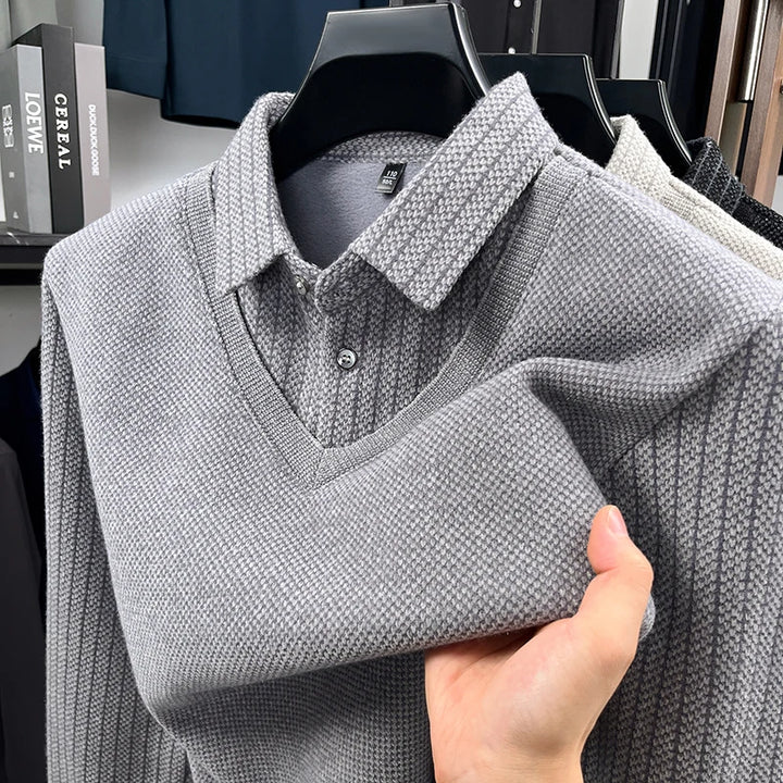 Men's Two-piece Thickened Shirt