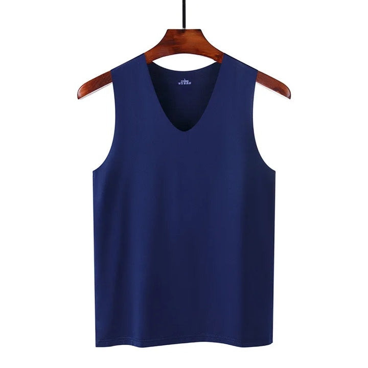 Veyron Seamless Mens Athletic Silk Tank Top