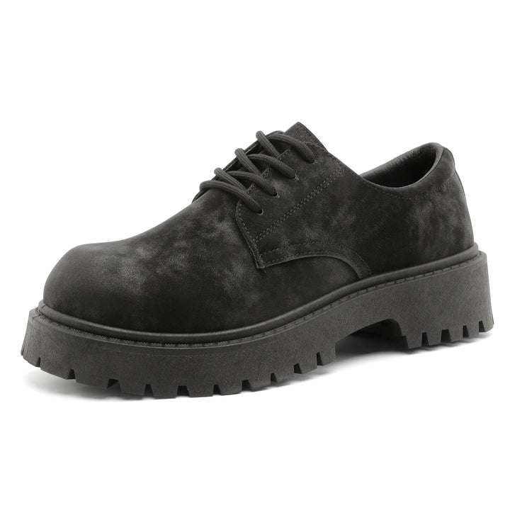 Men's Chunky Sole Boots - Height Increasing Work Boots
