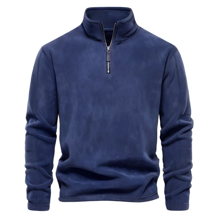 Men's Quarter Zip Fleece Jacket - Soft Shell Jacket