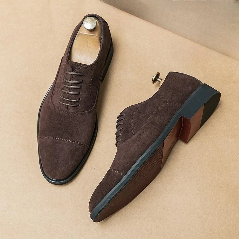 Classic Suede Oxfords