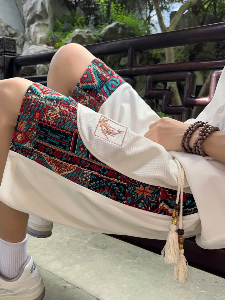 Riviera Embroidered Shorts