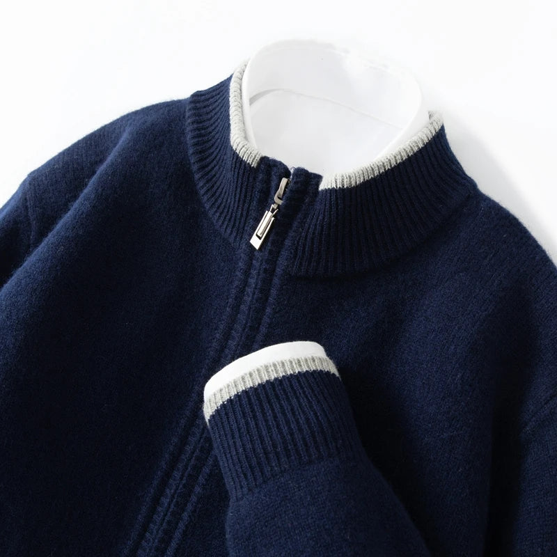 Highland Merino Zip Cardigan