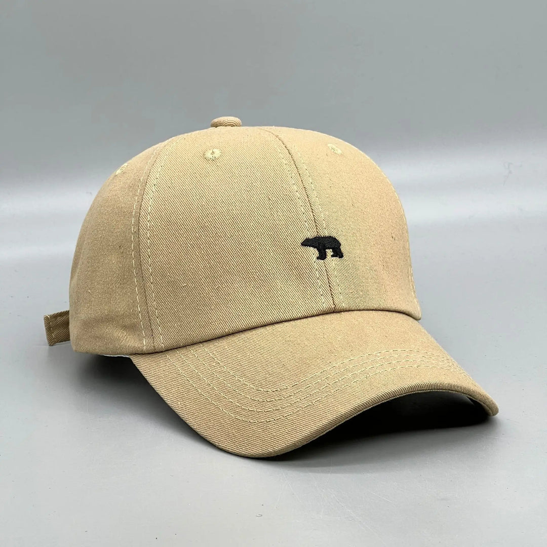 Vexior Cotton Baseball Cap with Polar Bear Embroidery