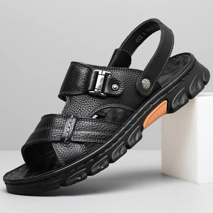 Rugged Leather Sandals