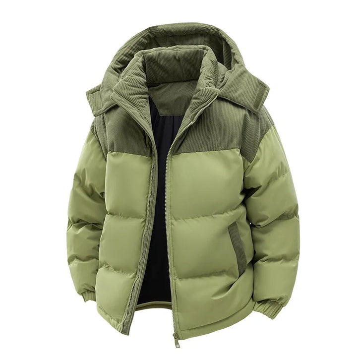 Men's Winter Jacket -Warm Cotton Jacket Fleece Lined