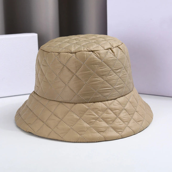 Quilted Satin Bucket Hat