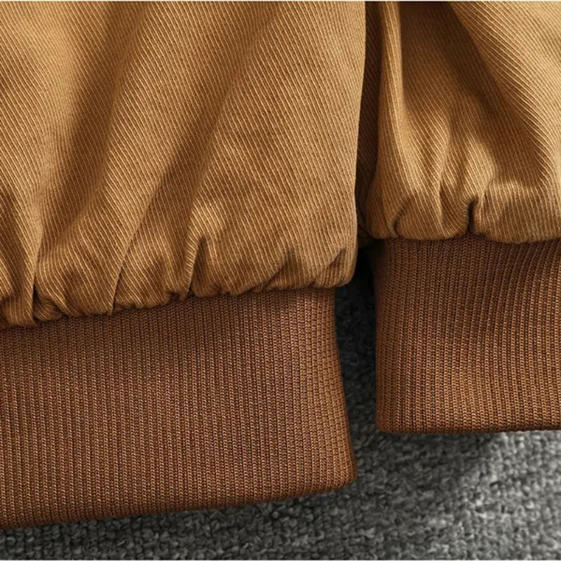 Luxury Shearling-Lined Winter Bomber