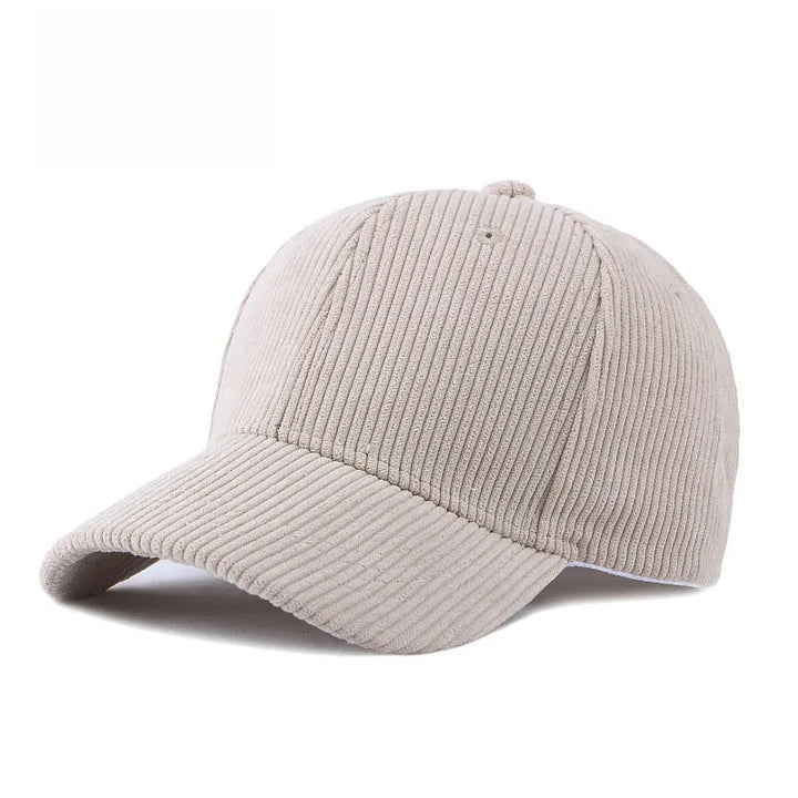 Nylora Corduroy Baseball Cap - Unisex Adjustable Snapback