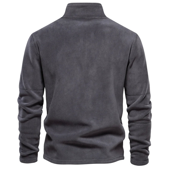 Men's Quarter Zip Fleece Jacket - Soft Shell Jacket