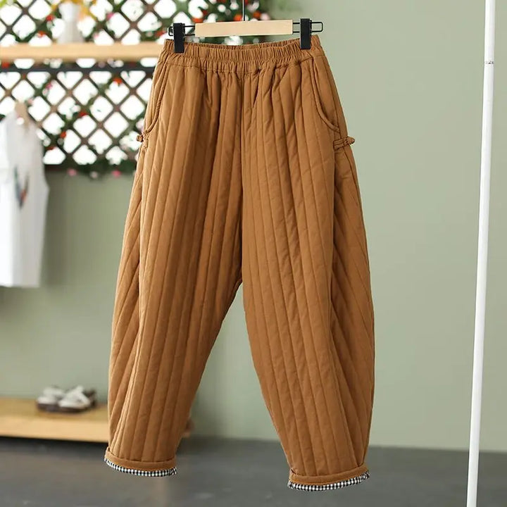 Ultra-Warm Women's Quilted Harem Pants