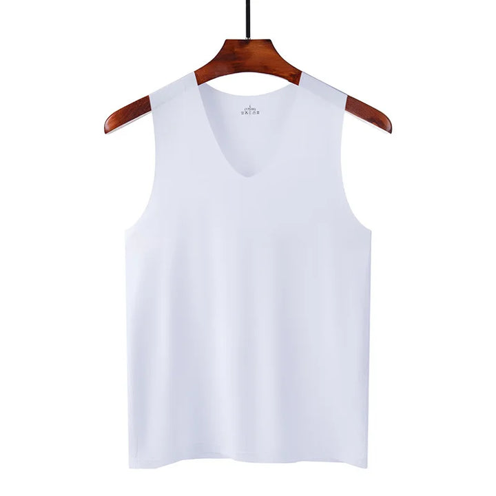 Veyron Seamless Mens Athletic Silk Tank Top