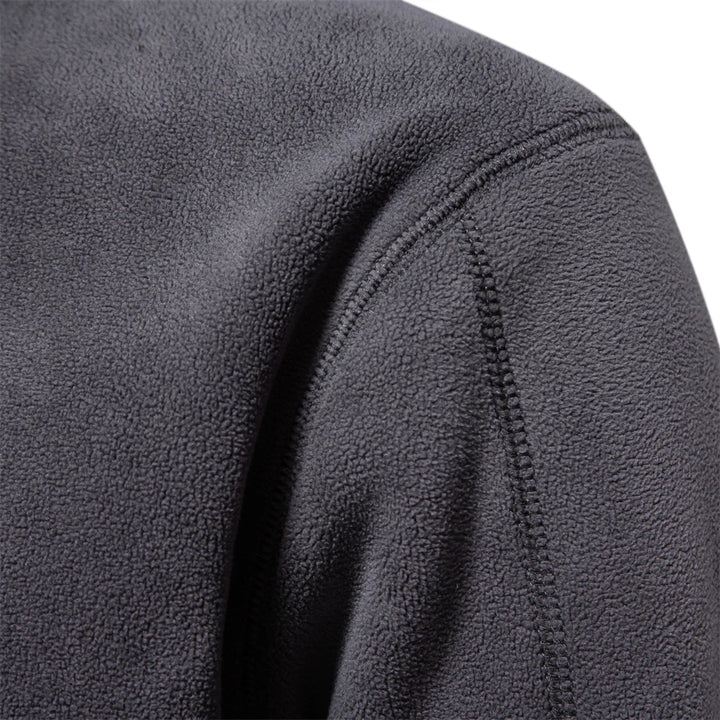 Men's Quarter Zip Fleece Jacket - Soft Shell Jacket