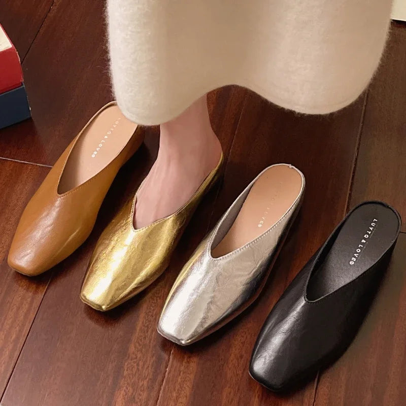 Chiara Leather Flats