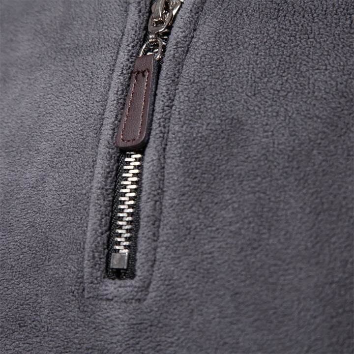 Men's Quarter Zip Fleece Jacket - Soft Shell Jacket