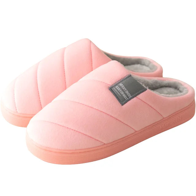 Plush Cotton Indoor Slippers