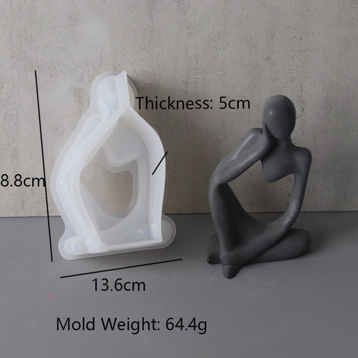 Abstract Human Body Mold