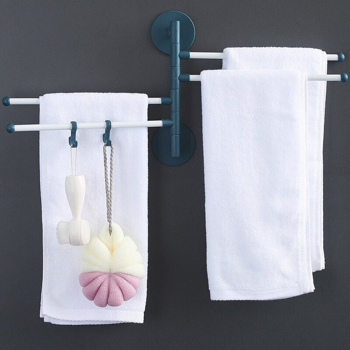 Punch-Free Bathroom Towel Holder