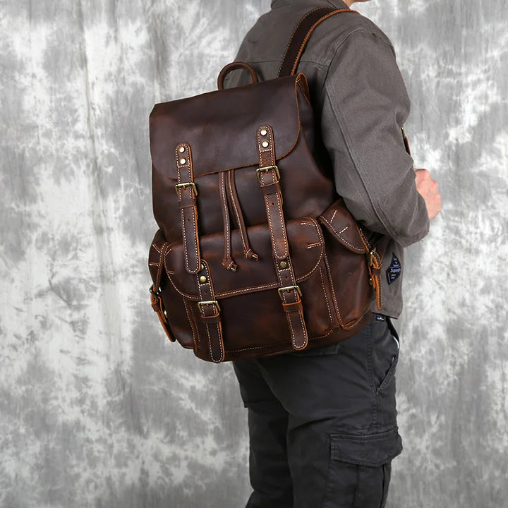 Wyatt Heritage Leather Rucksack
