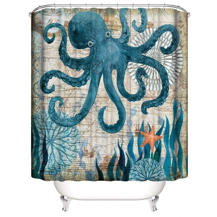 Sea Turtle Shower Curtain