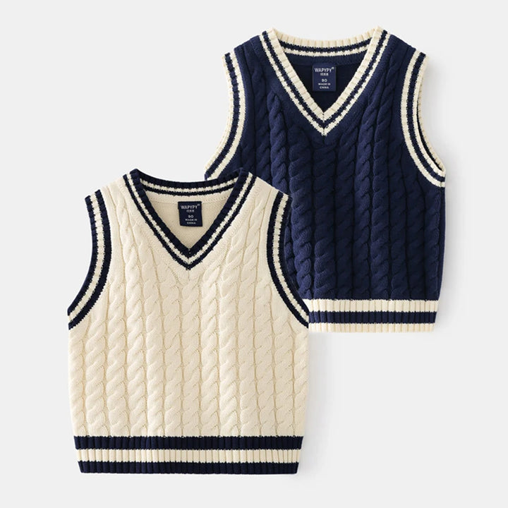 Classic Cable Knit Sweater Vest