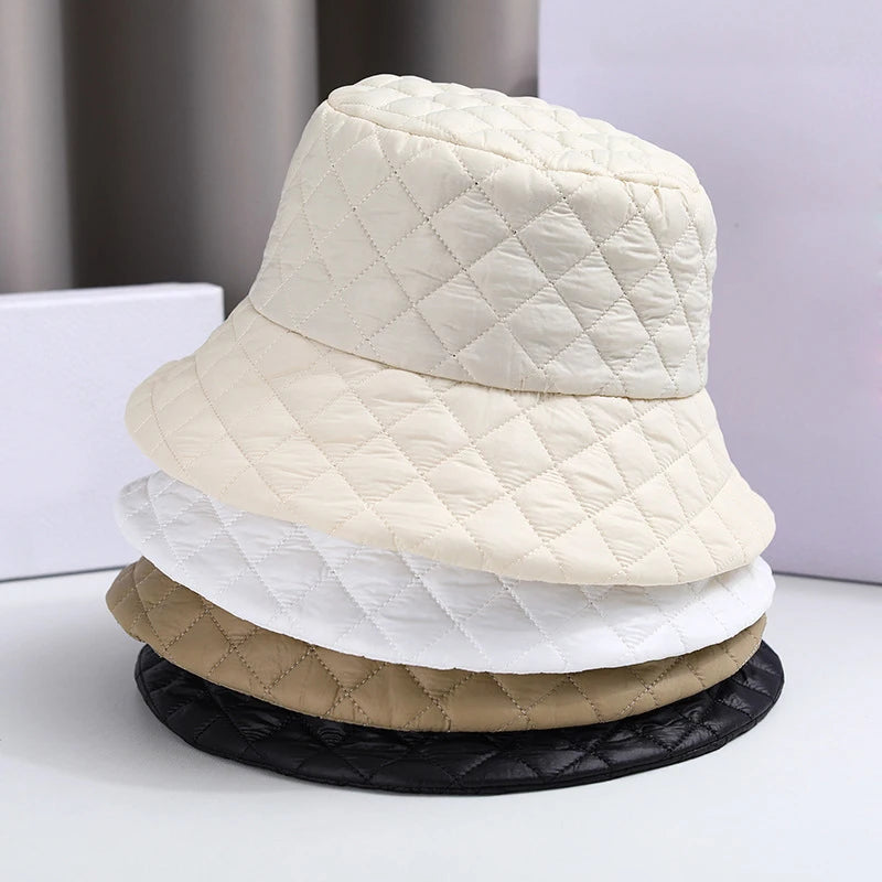 Quilted Satin Bucket Hat