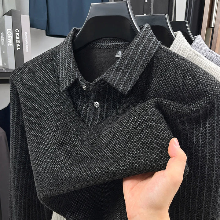 Men's Two-piece Thickened Shirt